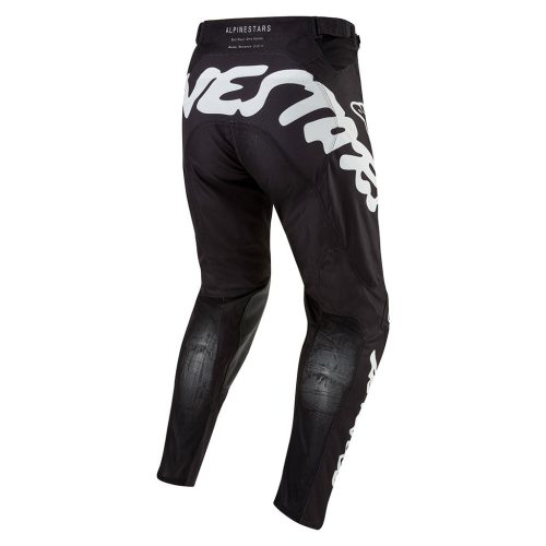 youth racer hanna black white pants back